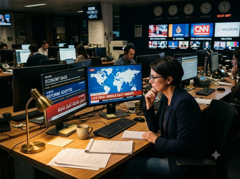 Comment les médias couvrent l'actualité mondiale